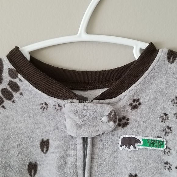 Carters Fleece Footed Pjs - Picture 2 of 6